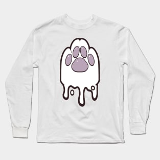 Lotion Cat Paw Long Sleeve T-Shirt